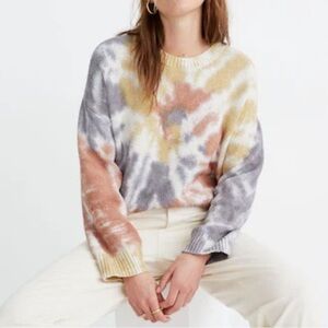 Madewell | Tie-Dye Westford Pullover Sweater (size XXS)